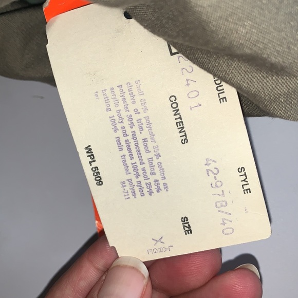 Vintage Cal Craft Puffer Coat New With Tags Men’s Size XL - Picture 5 of 12